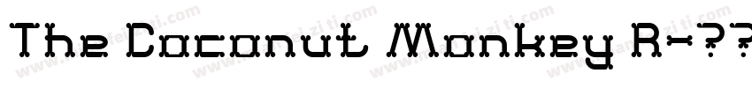 The Coconut Monkey R字体转换